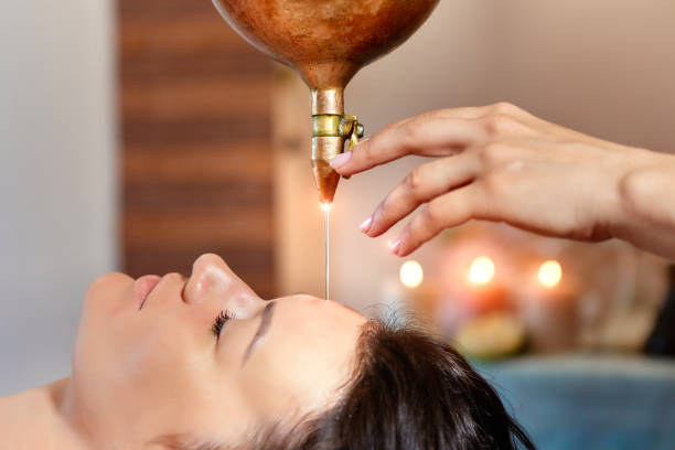 Shirodhara Ayurvedic therapy